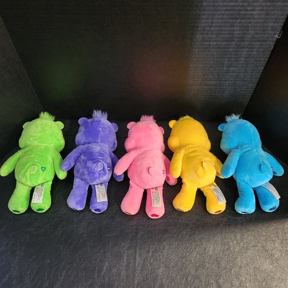 Care Bears Collectors 9 Inch Bean Plush Harmony Bear 5 Bear Set - Picture 8 of 8